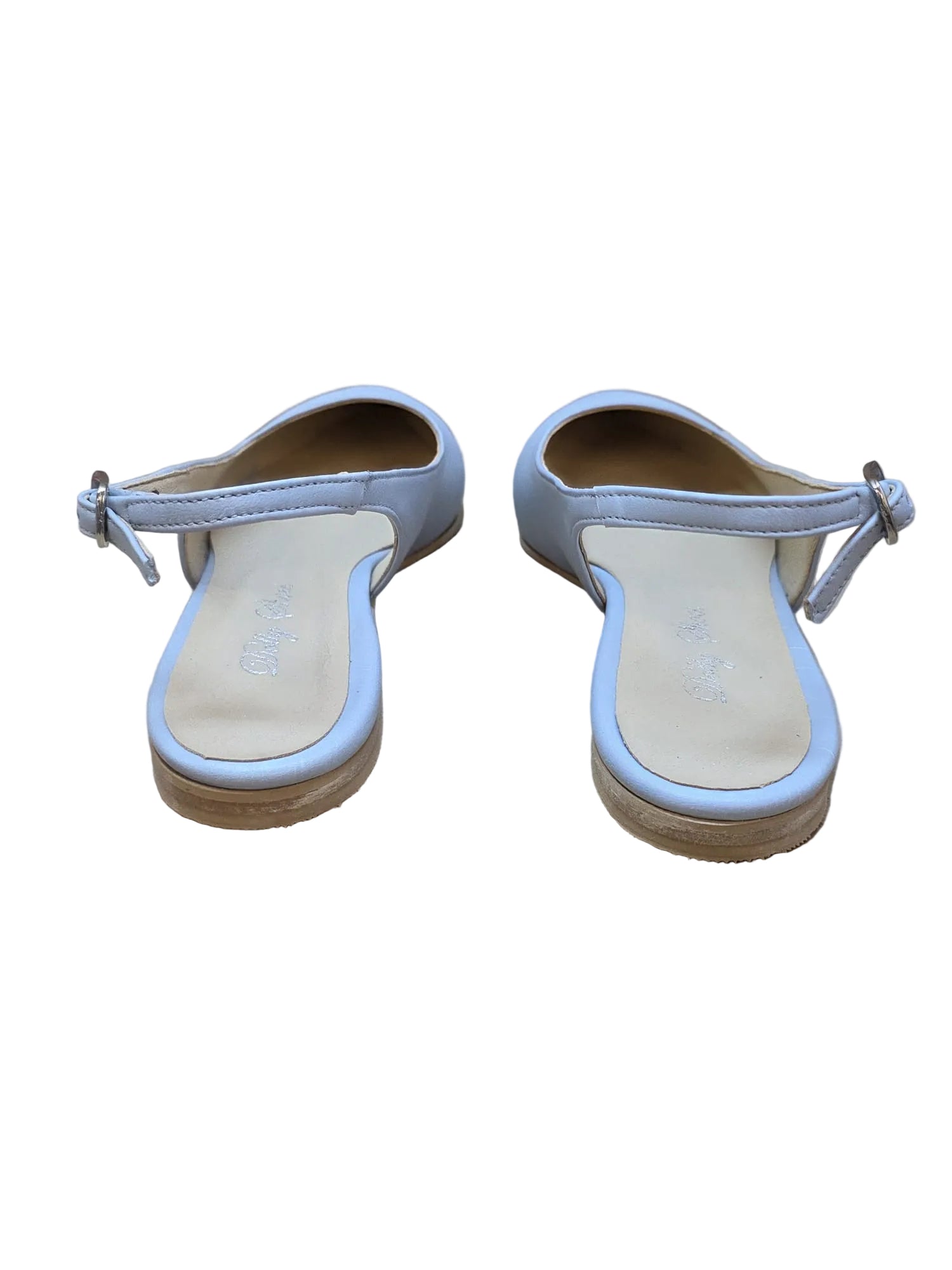 Balerini Piele Naturala PS64 Box Ice Bleu - Dolly Shoes