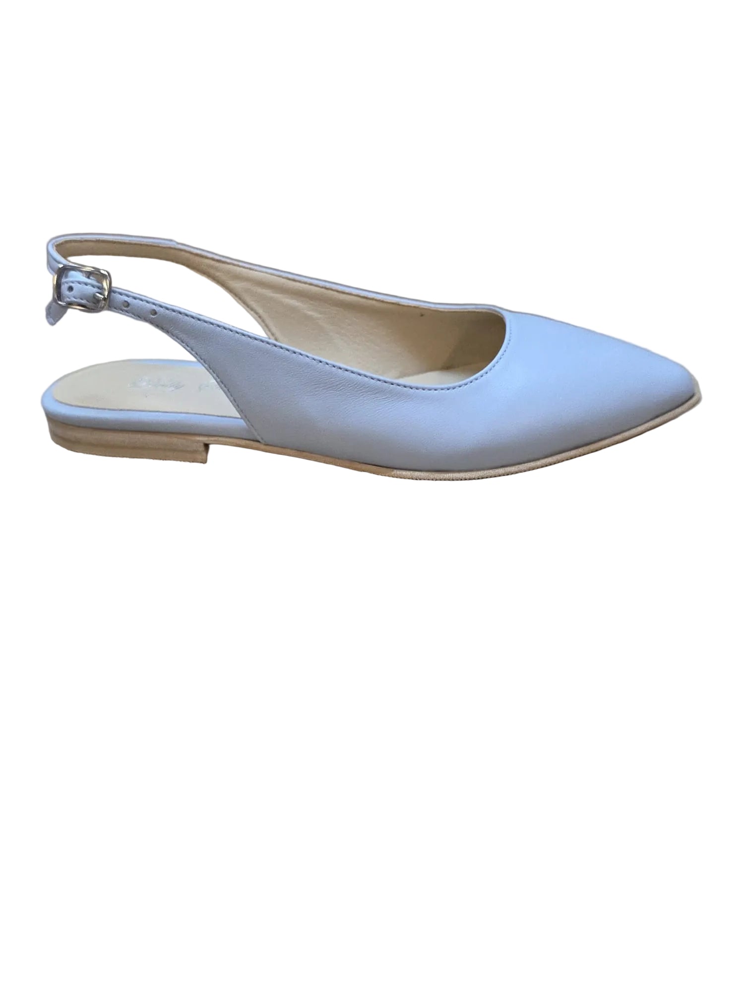 Balerini Piele Naturala PS64 Box Ice Bleu - Dolly Shoes