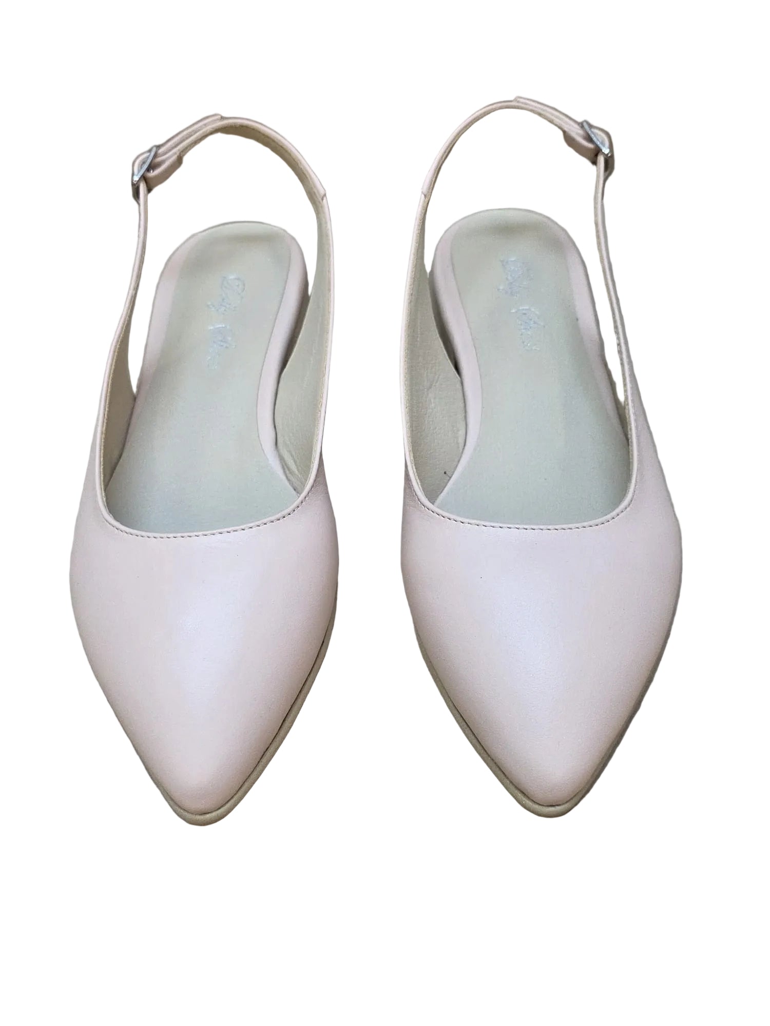 Balerini Piele Naturala PS64 Box Nude Roze - Dolly Shoes