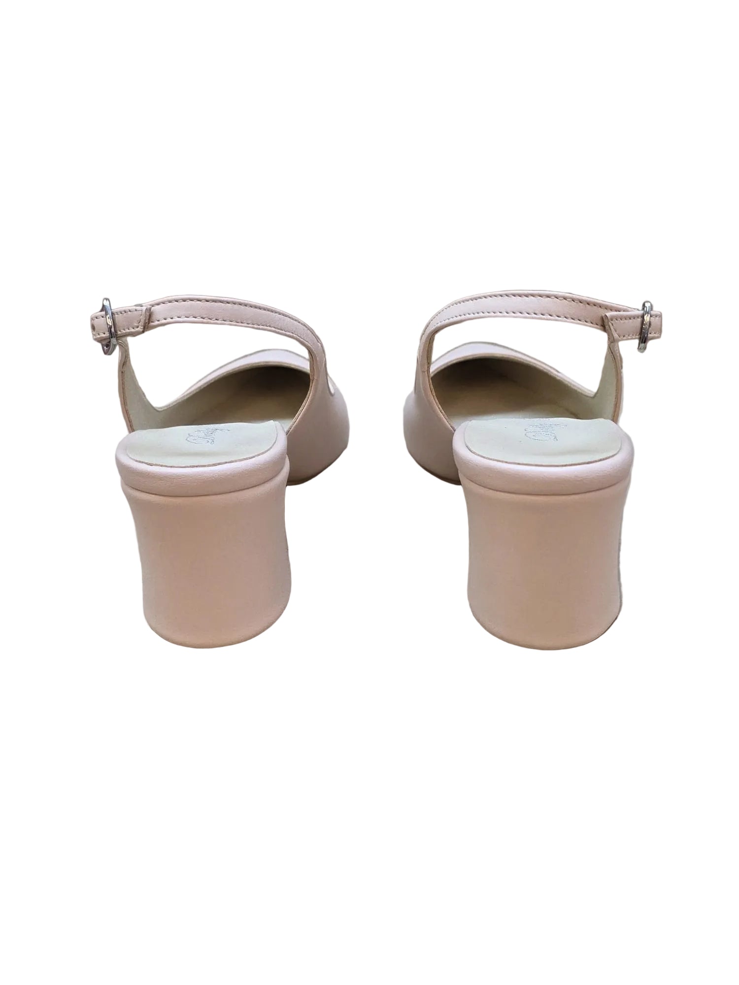Pantofi Piele Naturala Alma Nude Roze - Dolly Shoes
