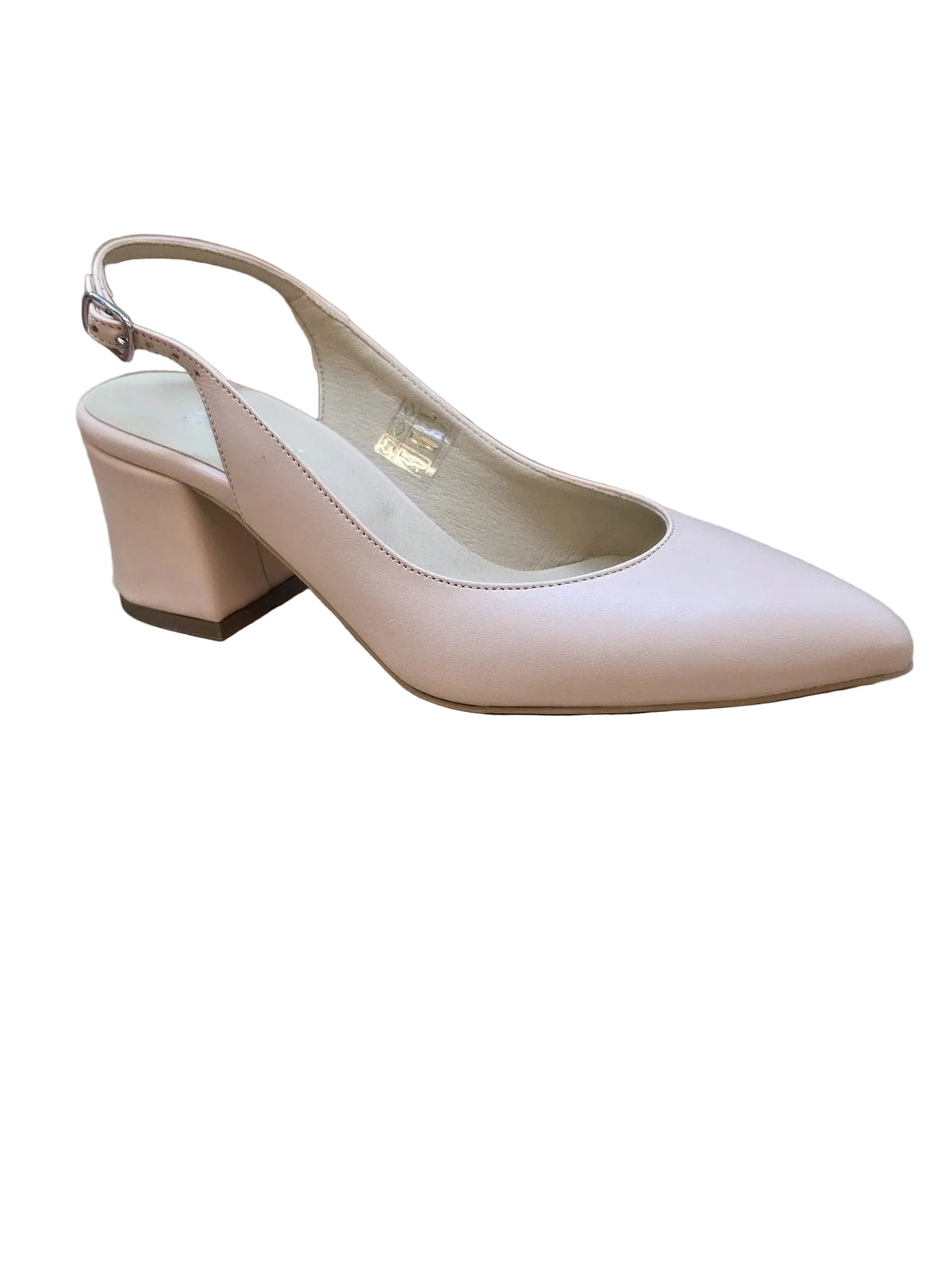 Pantofi Piele Naturala Alma Nude Roze - Dolly Shoes