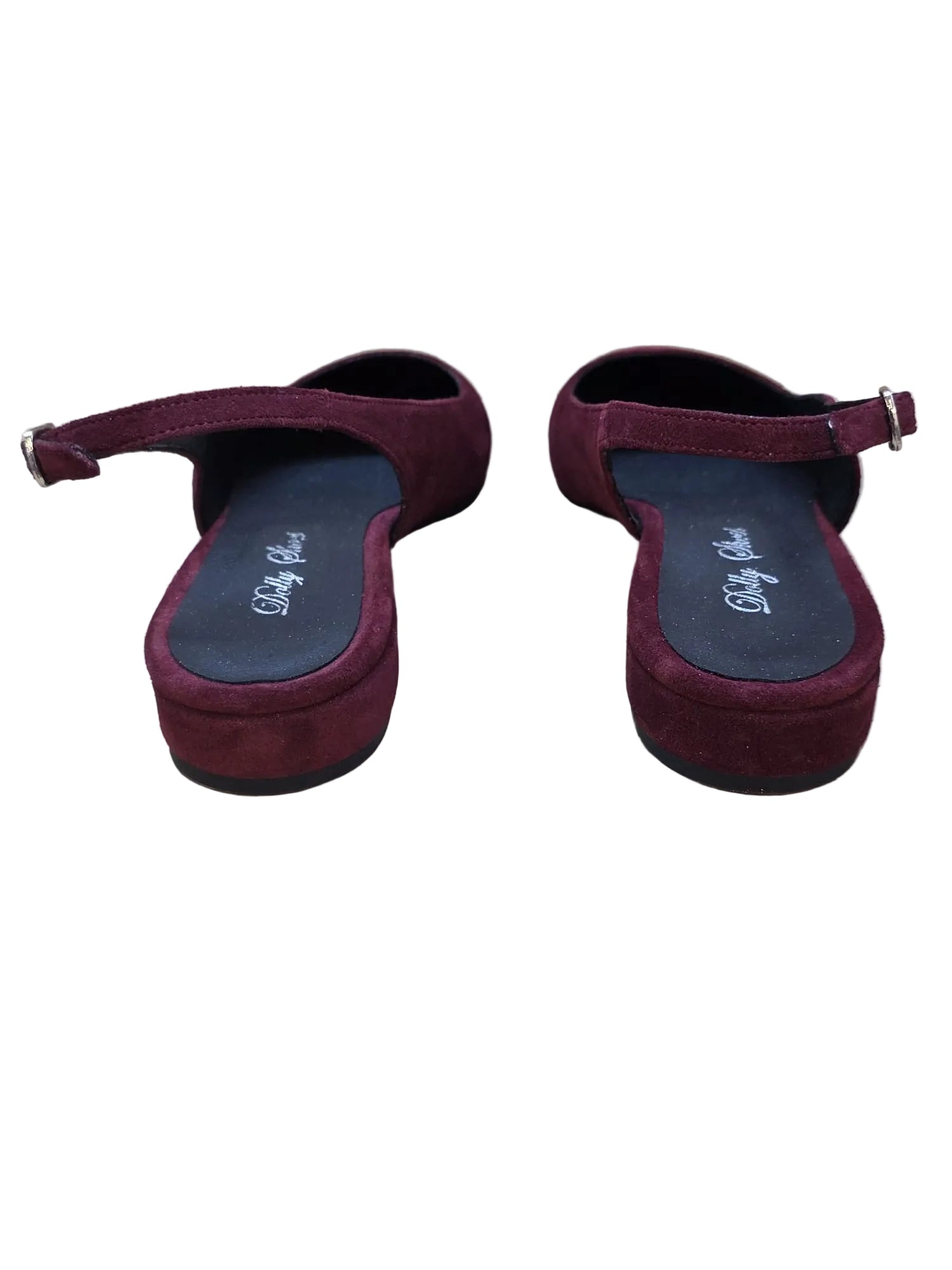 Balerini Piele Naturala PS64 Merlot Suede - Dolly shoes