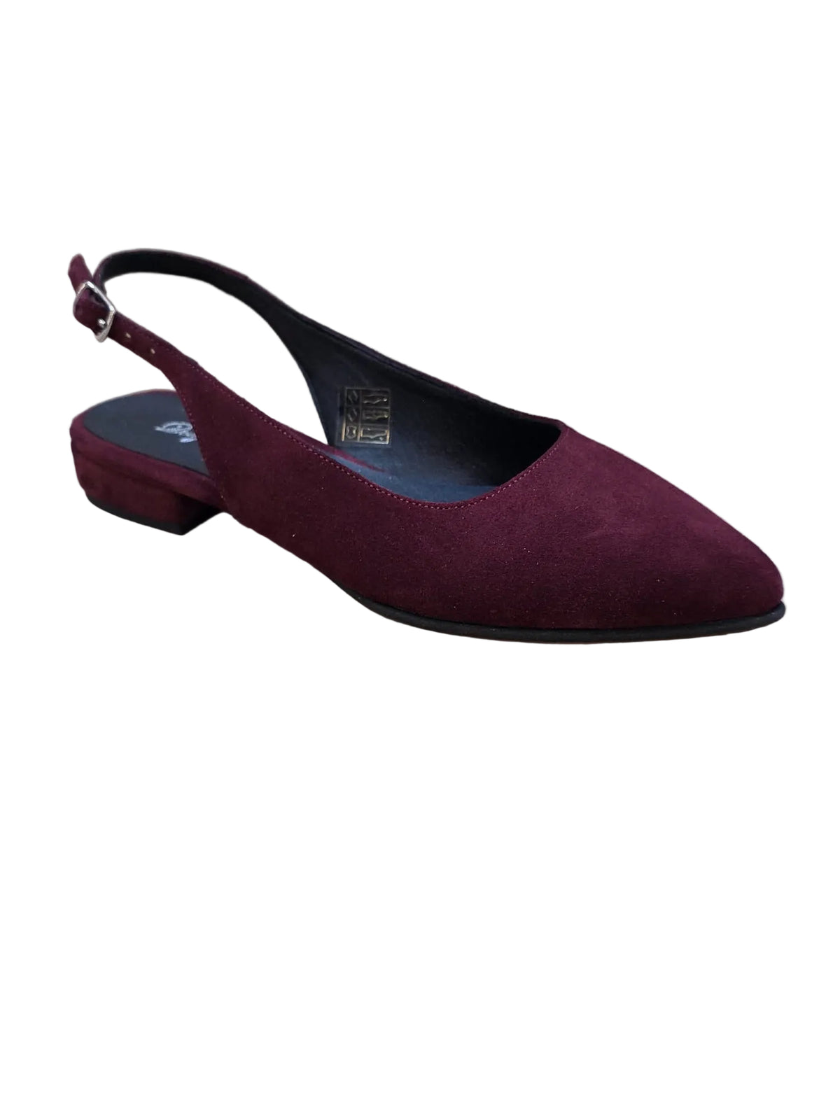 Balerini Piele Naturala PS64 Merlot Suede - Dolly shoes