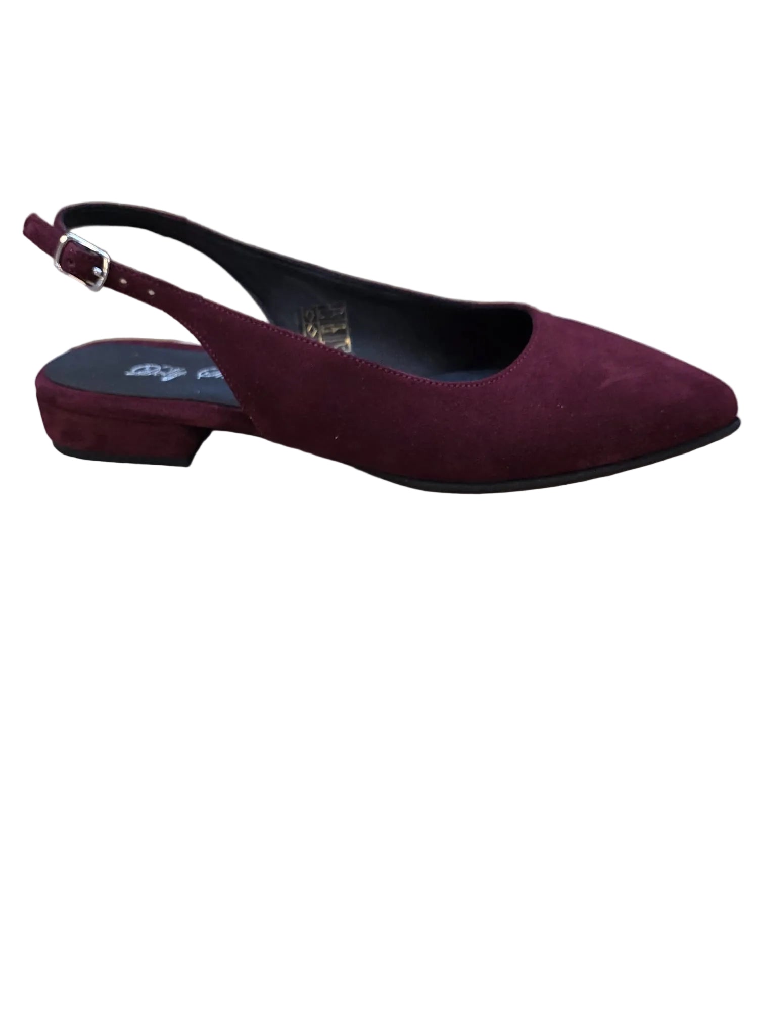 Balerini Piele Naturala PS64 Merlot Suede - Dolly shoes