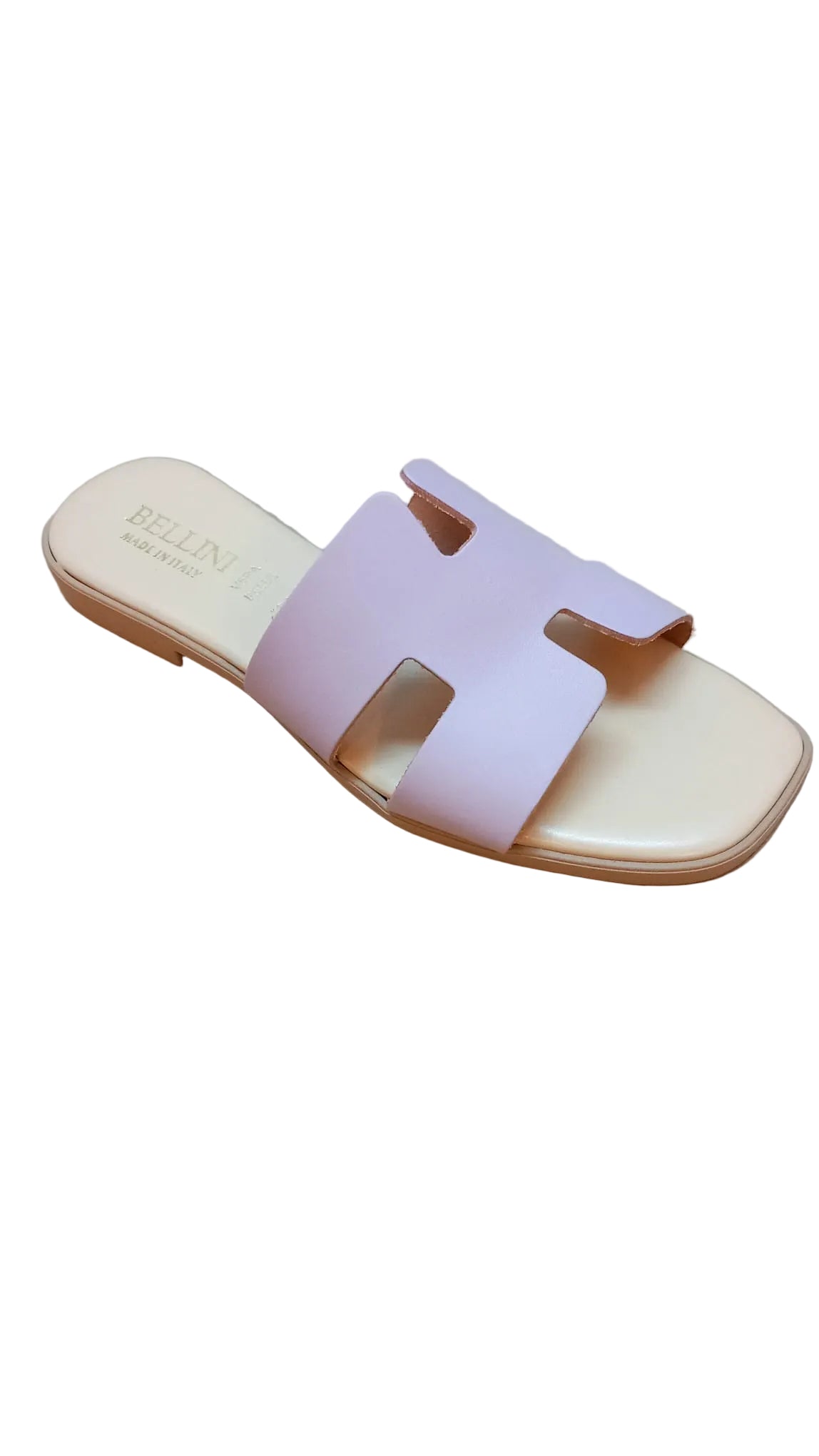 Papuci Piele Naturala Lux Vibe Lila Bellini