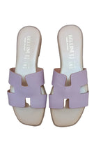 Papuci Piele Naturala Lux Vibe Lila Bellini