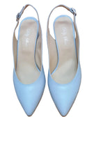 Pantofi Piele Naturala Alma Ice Bleu Dolly Shoes