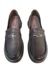 Pantofi Piele Naturala Omnia Brown TP2008