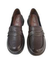 Pantofi Piele Naturala Omnia Brown TP2017