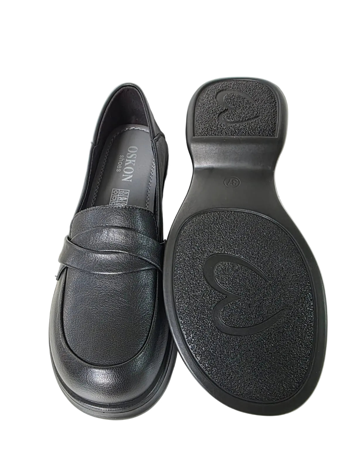 Pantofi Piele Naturala Omnia Black TP2017