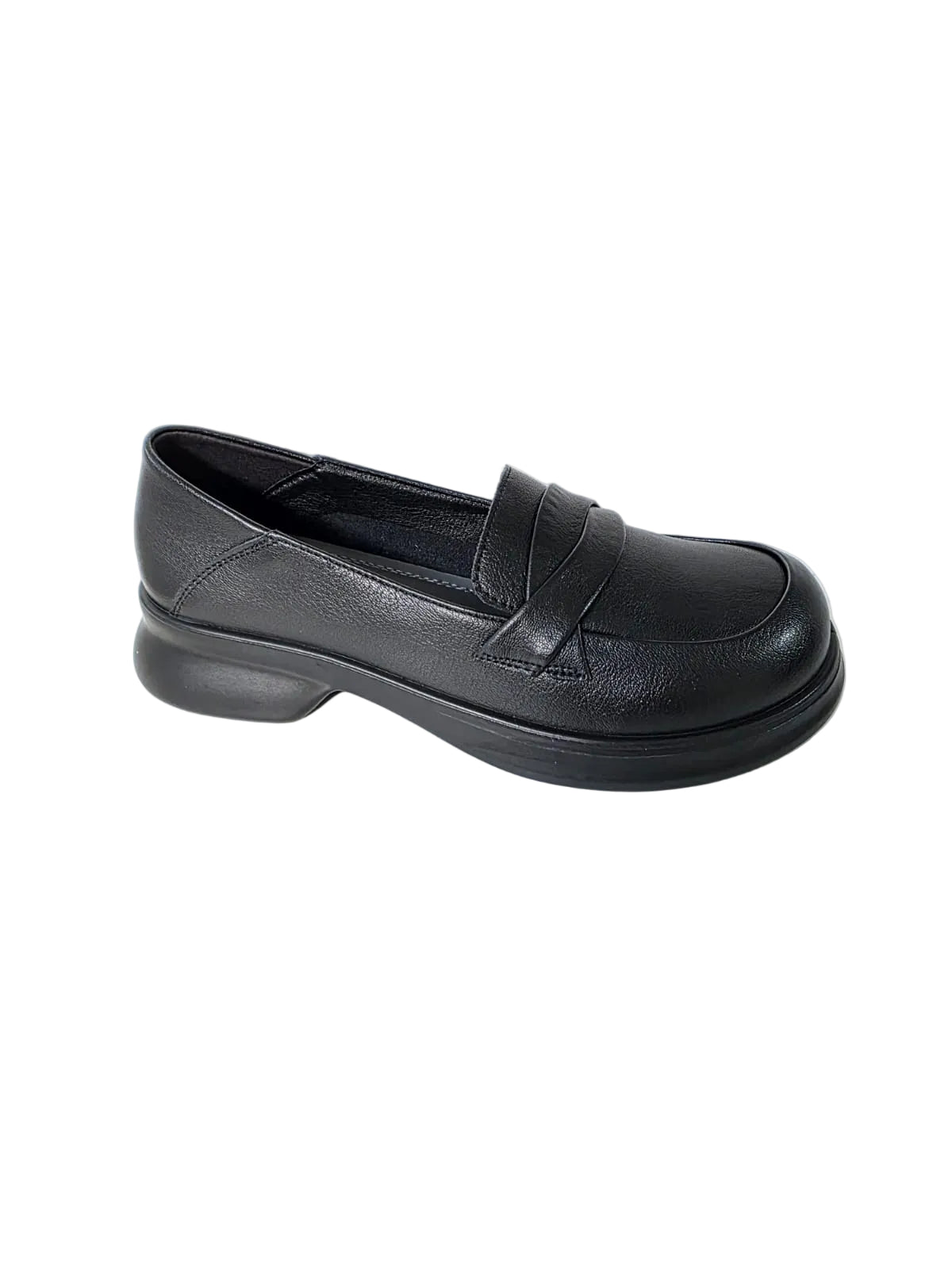 Pantofi Piele Naturala Omnia Black TP2017
