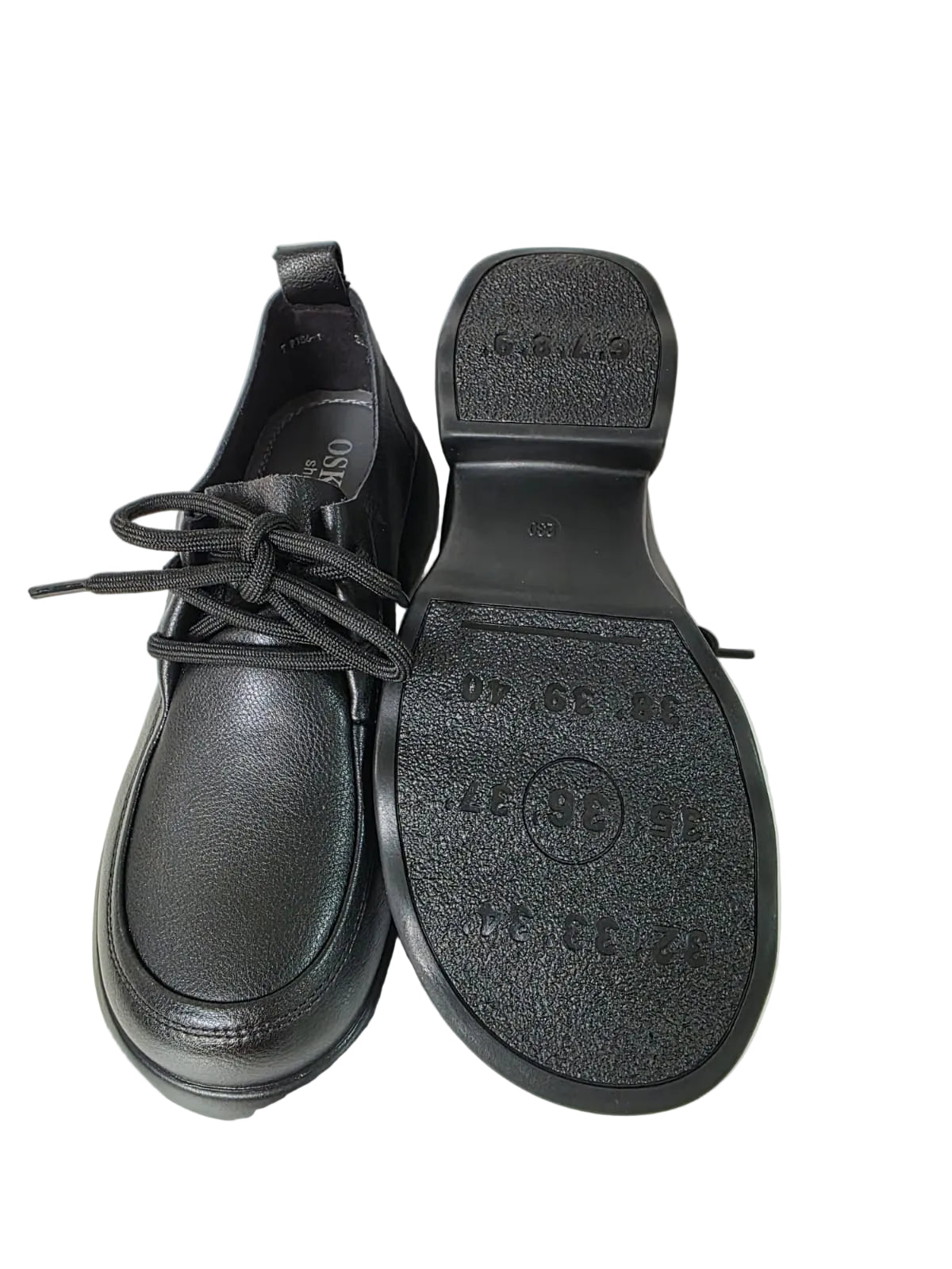 Pantofi Piele Naturala Omnia Black TP186-1