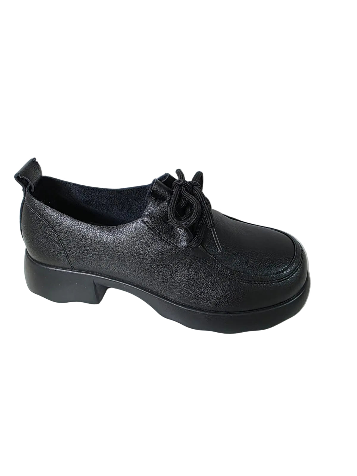 Pantofi Piele Naturala Omnia Black TP186-1