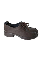 Pantofi Piele Naturala Omnia Brown TP186-1