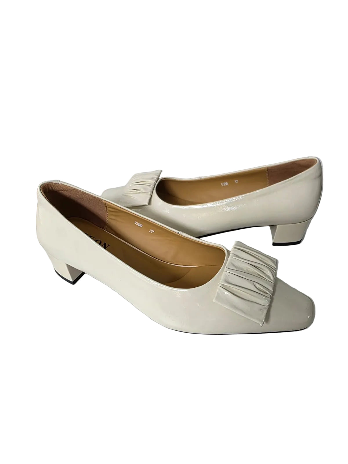 Pantofi Piele Naturala Otilia 9388 White