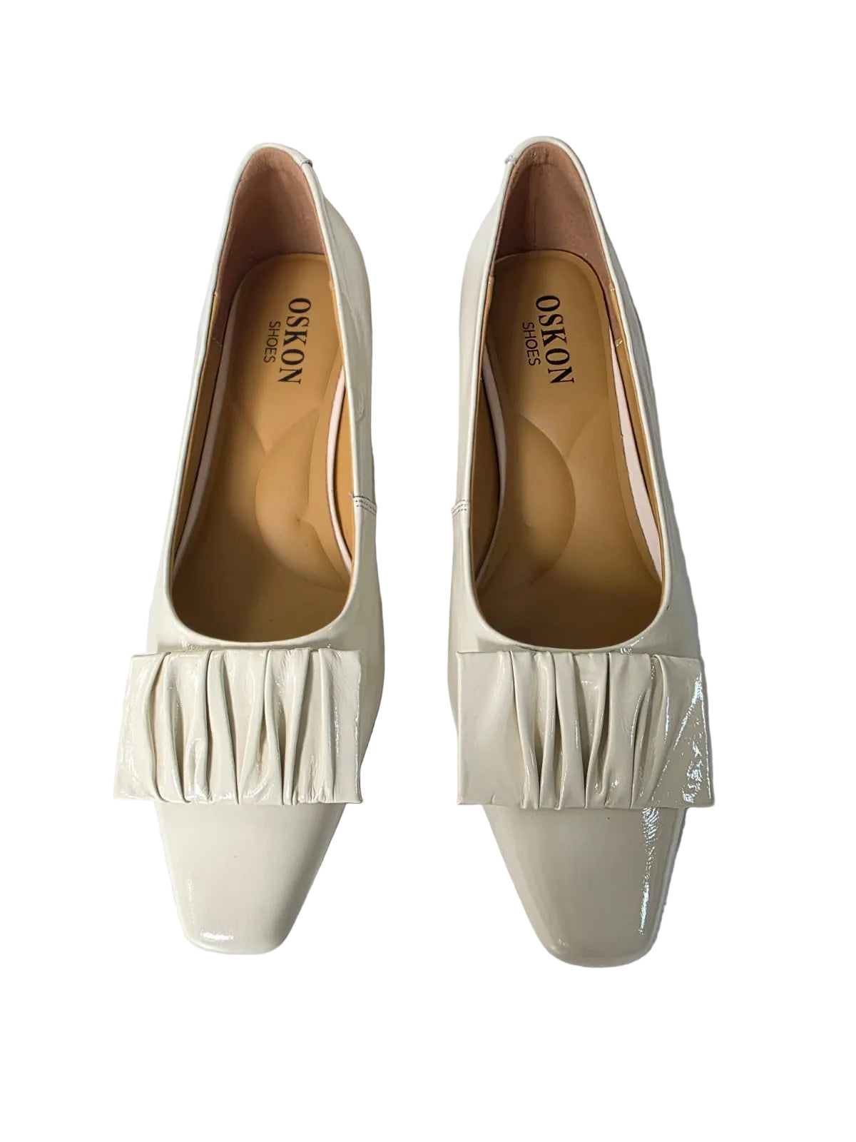 Pantofi Piele Naturala Otilia 9388 White