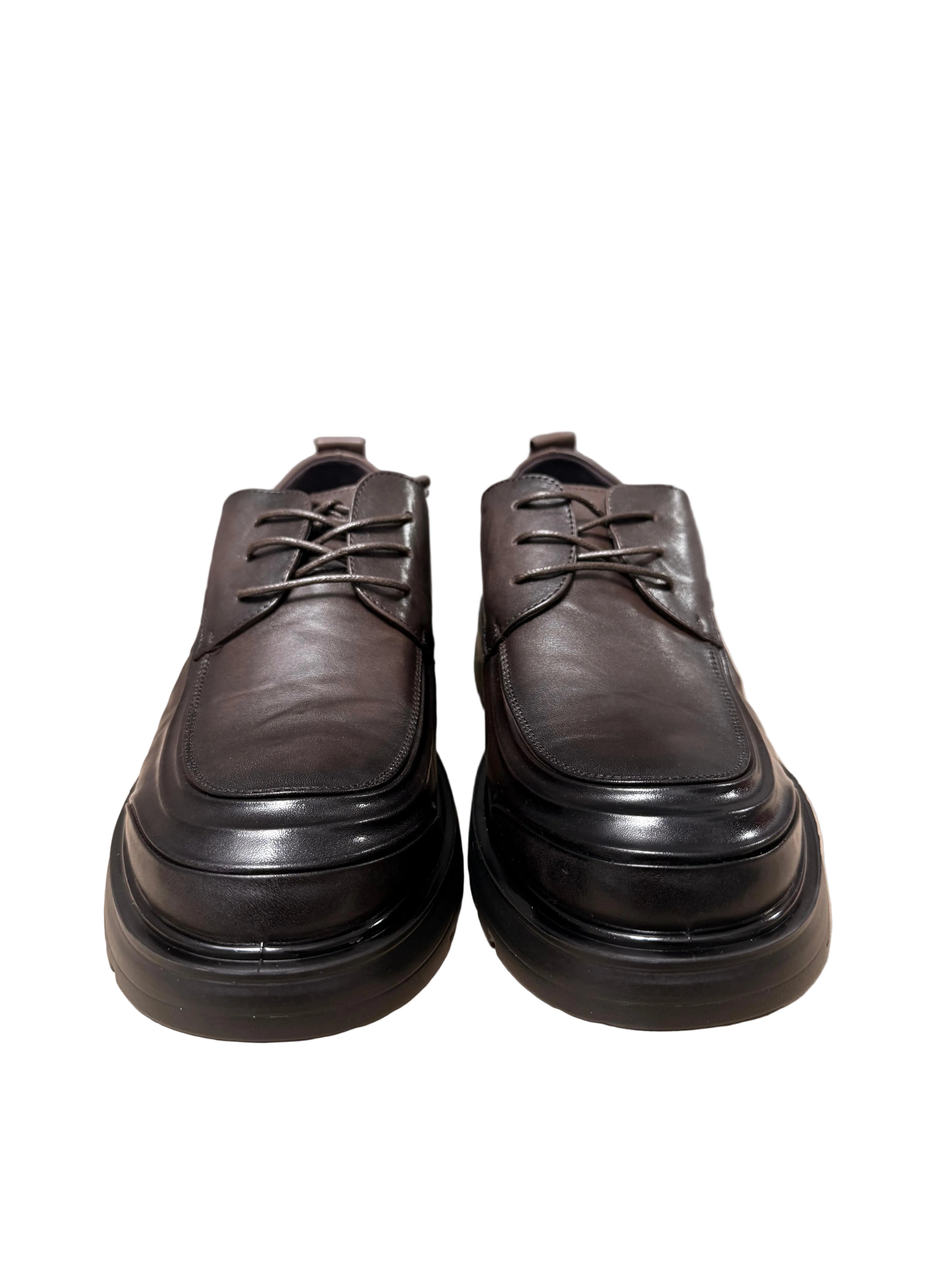 Pantofi Piele Naturala 95816 Brown Oskon