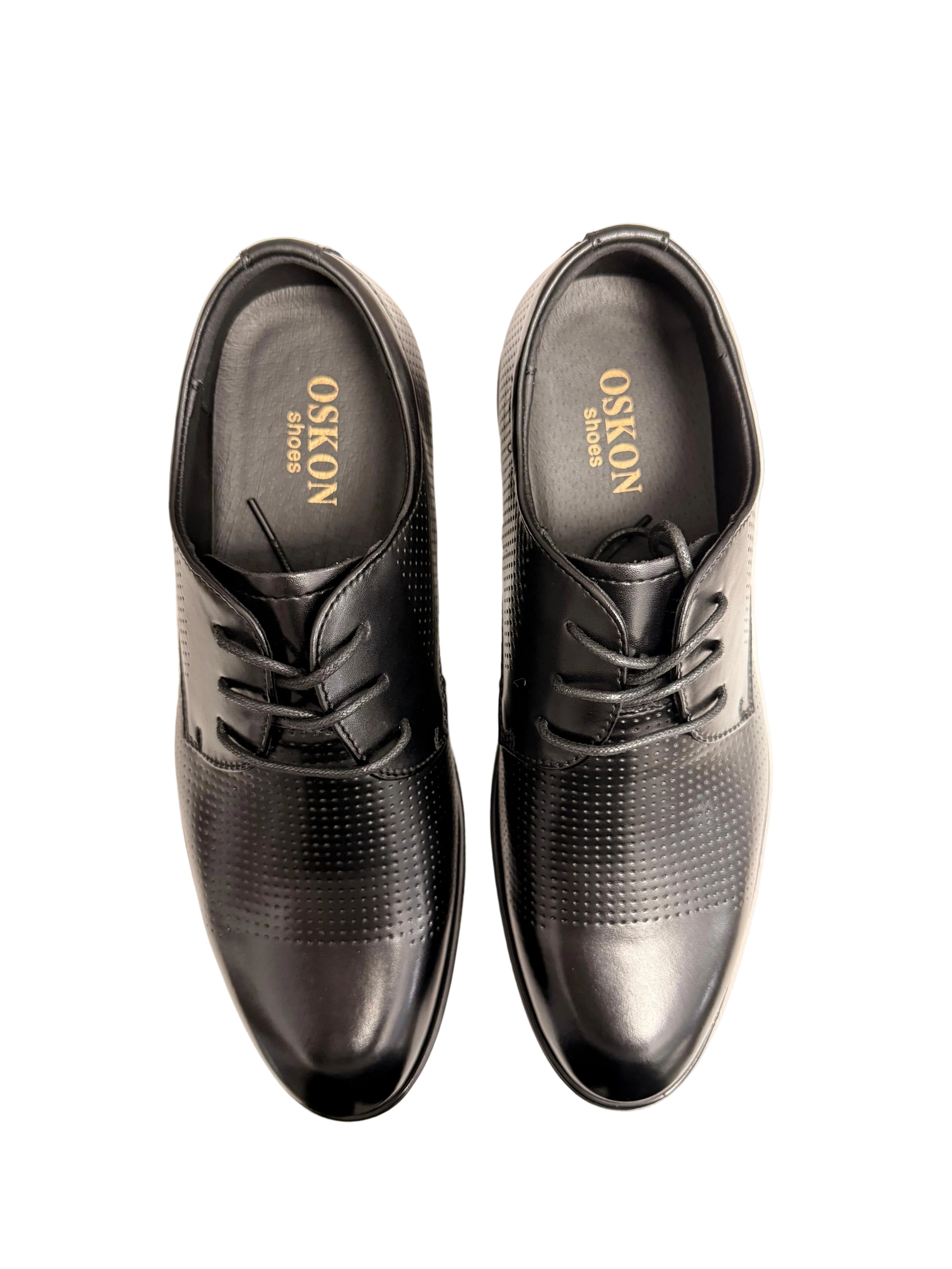 Pantofi Piele Naturala Oskon W6661-1 Black