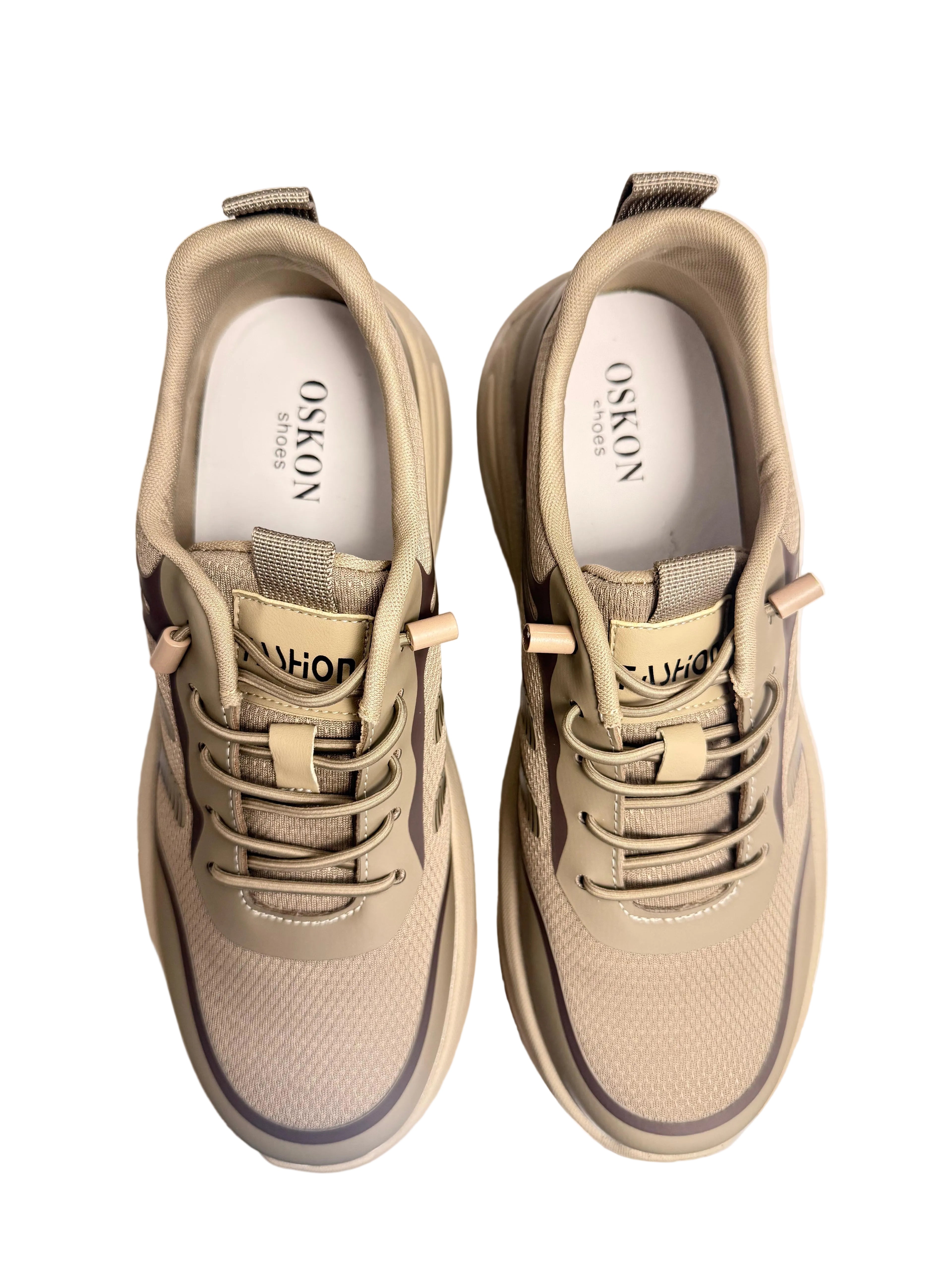 Pantofi Piele Naturala Styleno 26512-88 Apricot Oskon