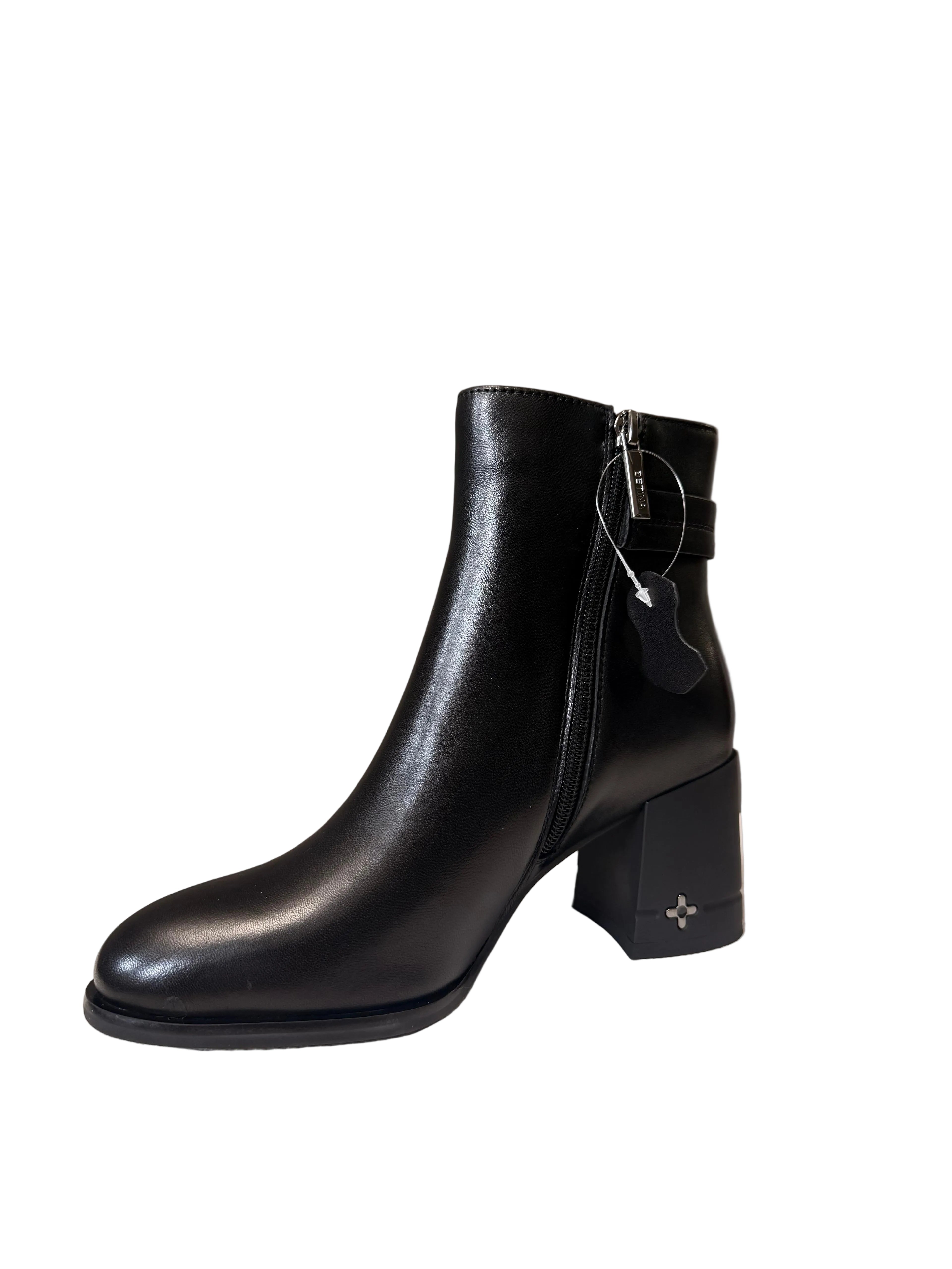 Ghete Piele Naturala 24208-5-306 Black - Betina Scarpe