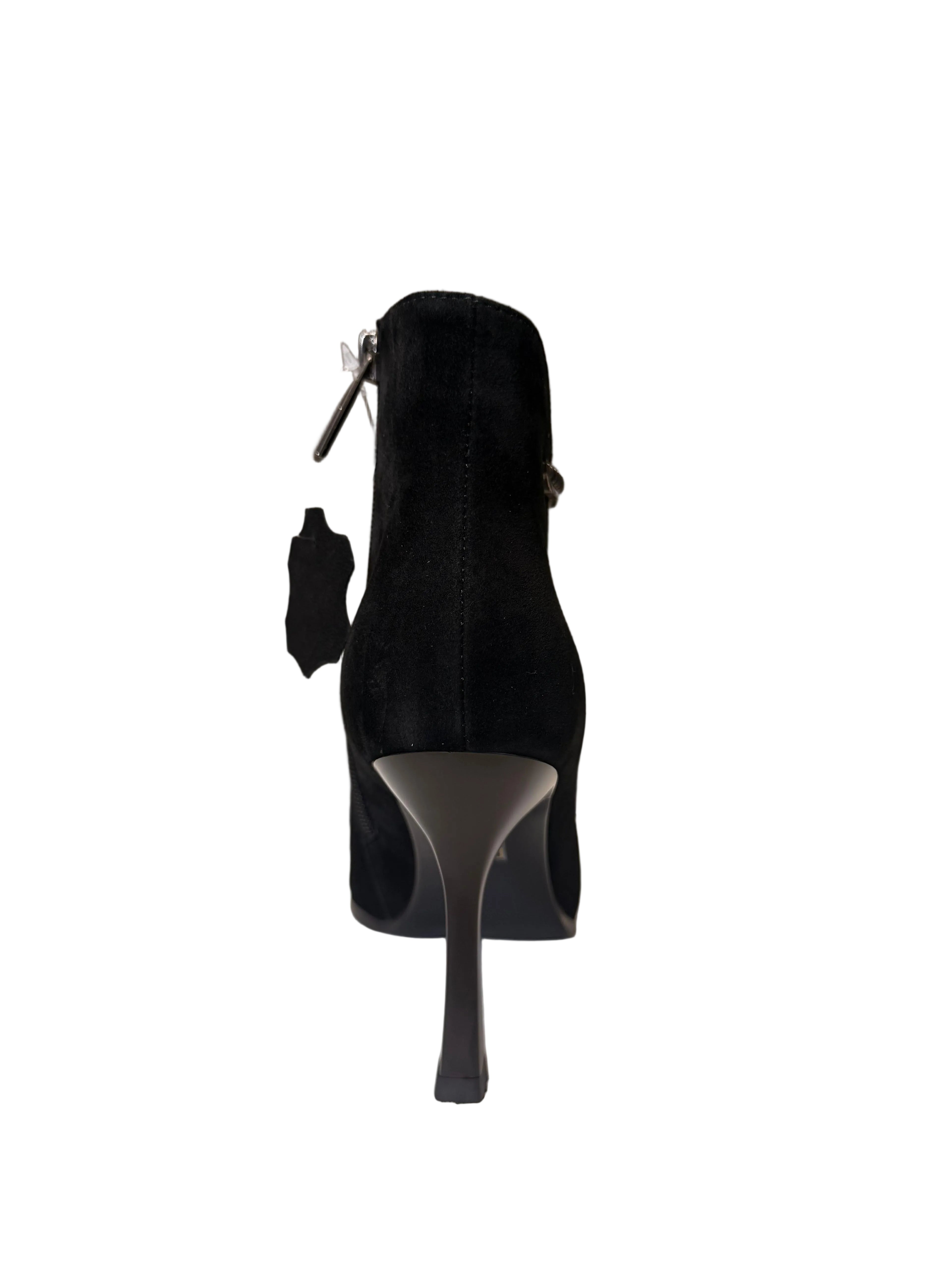 Ghete Piele Naturala  BSCW2688-1 Black - Betina Scarpe