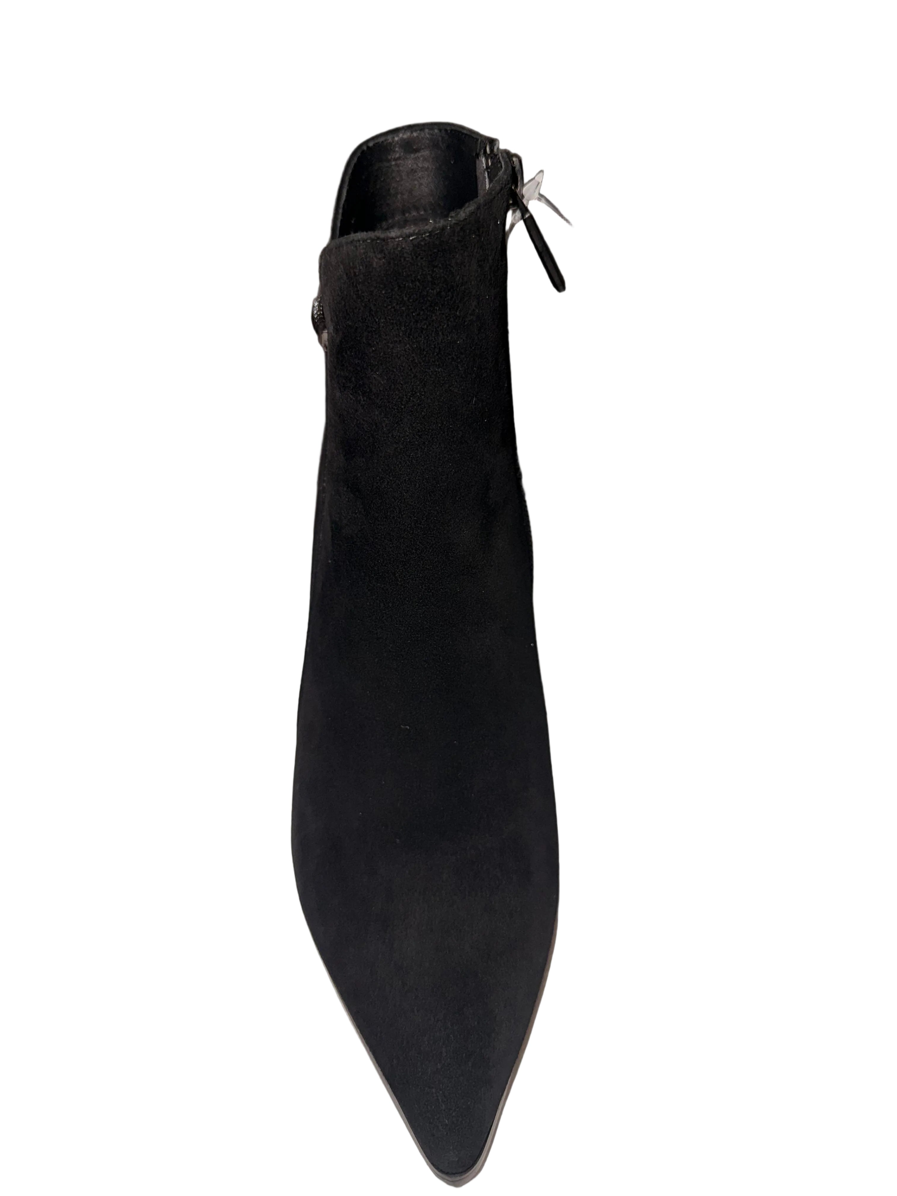 Ghete Piele Naturala  BSCW2688-1 Black - Betina Scarpe