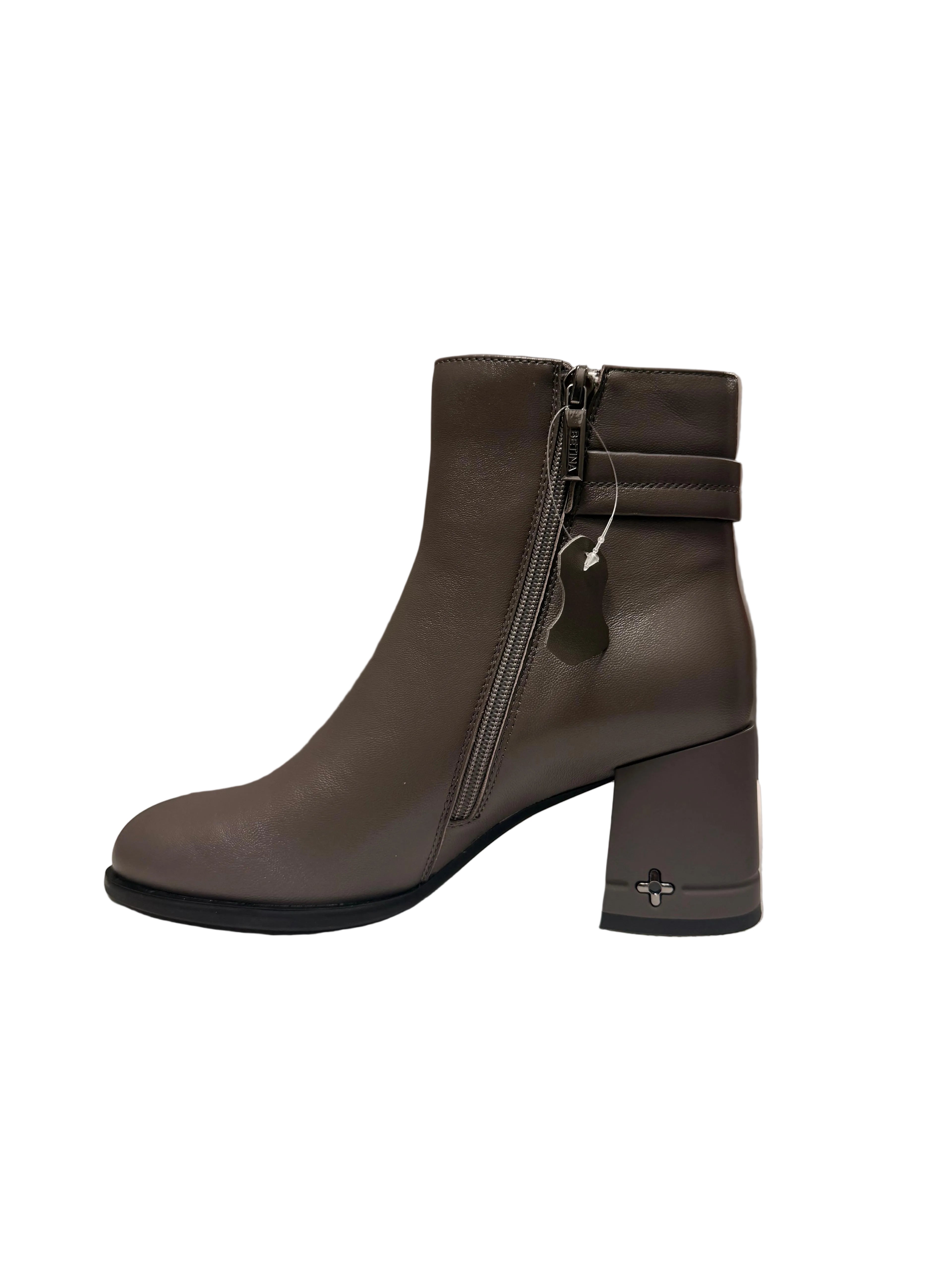 Ghete Piele Naturala 24208-5-306 Khaki - Betina Scarpe