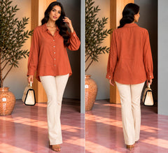Camasa Vascoza Wu Side 25508 Orange
