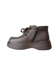 Ghete Piele Naturala Styleno ET58786 Brown Oskon