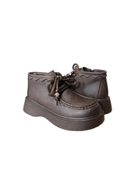 Ghete Piele Naturala Styleno ET58786 Brown Oskon