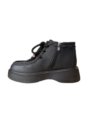 Ghete Piele Naturala Styleno ET58786 Black Oskon