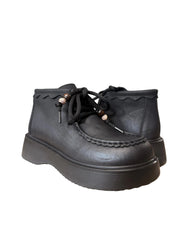 Ghete Piele Naturala Styleno ET58786 Black Oskon