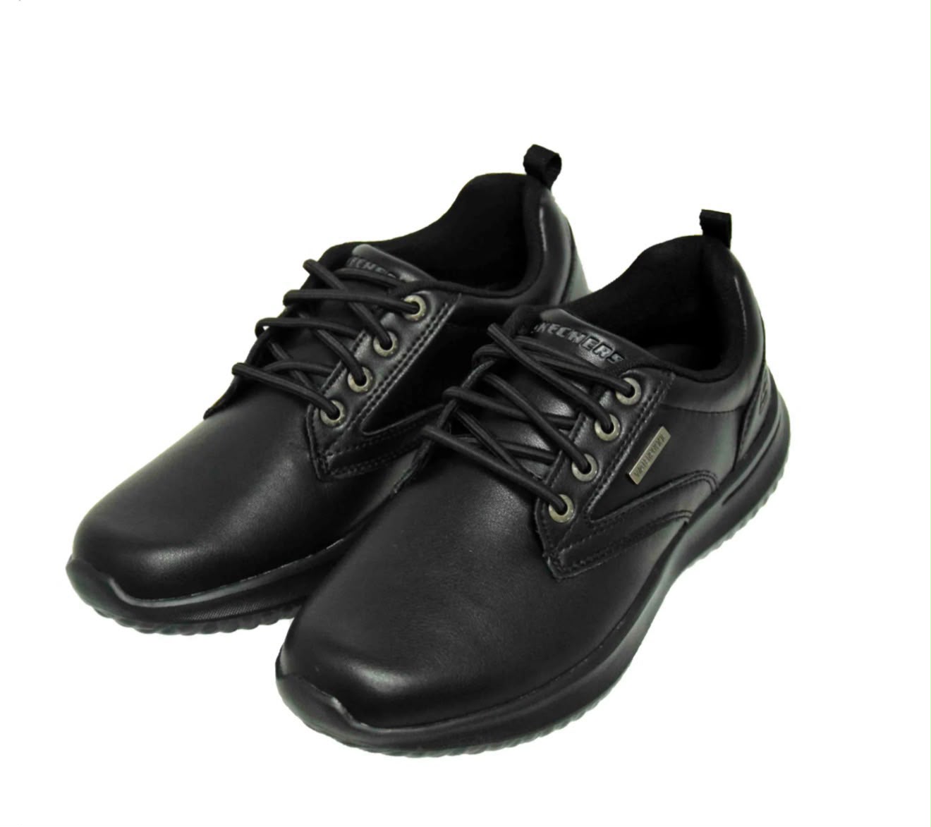Pantofi Barbati Piele Naturala Negri Skechers