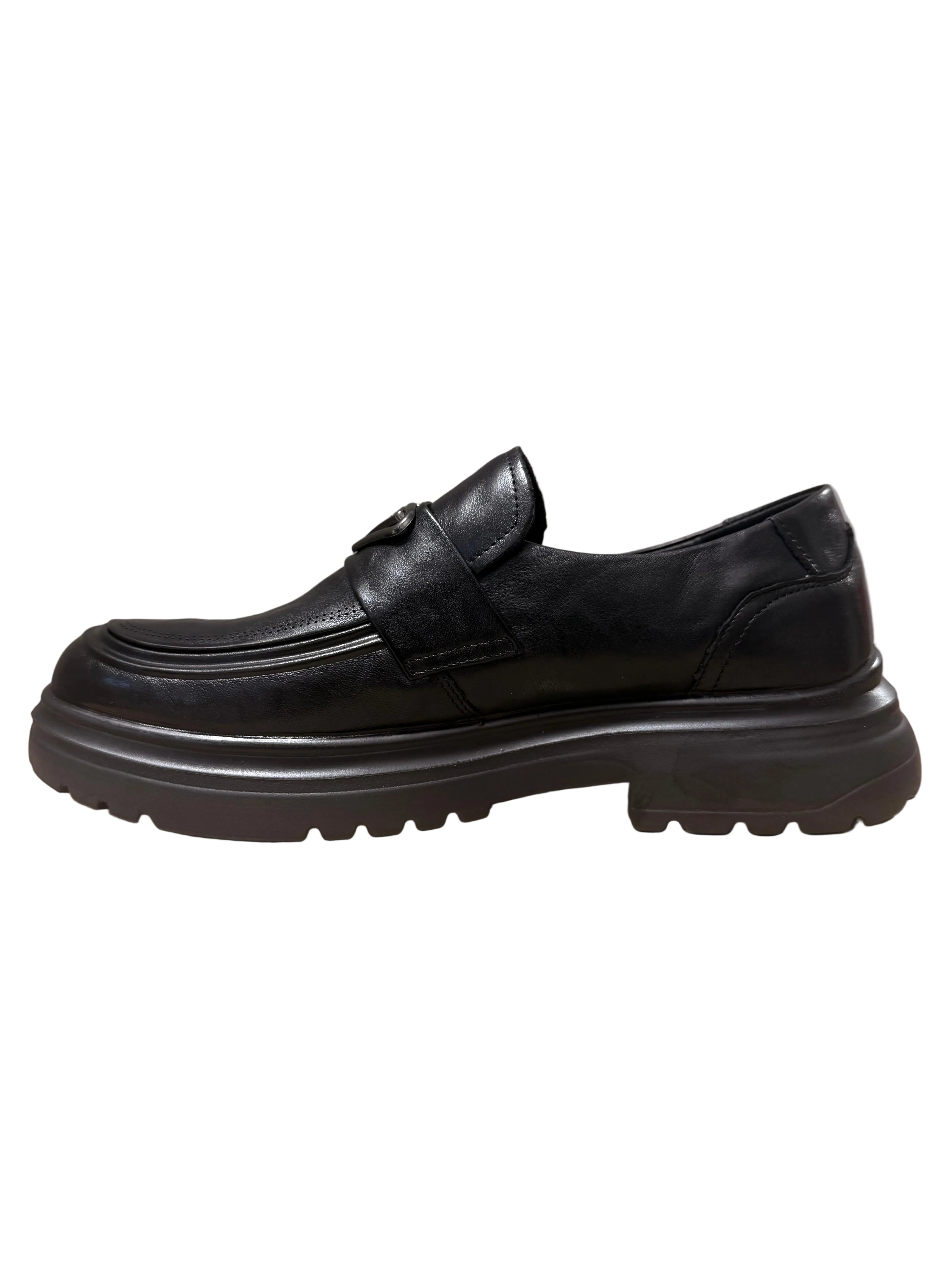 Pantofi Piele Naturala Spana 92718 Black Oskon