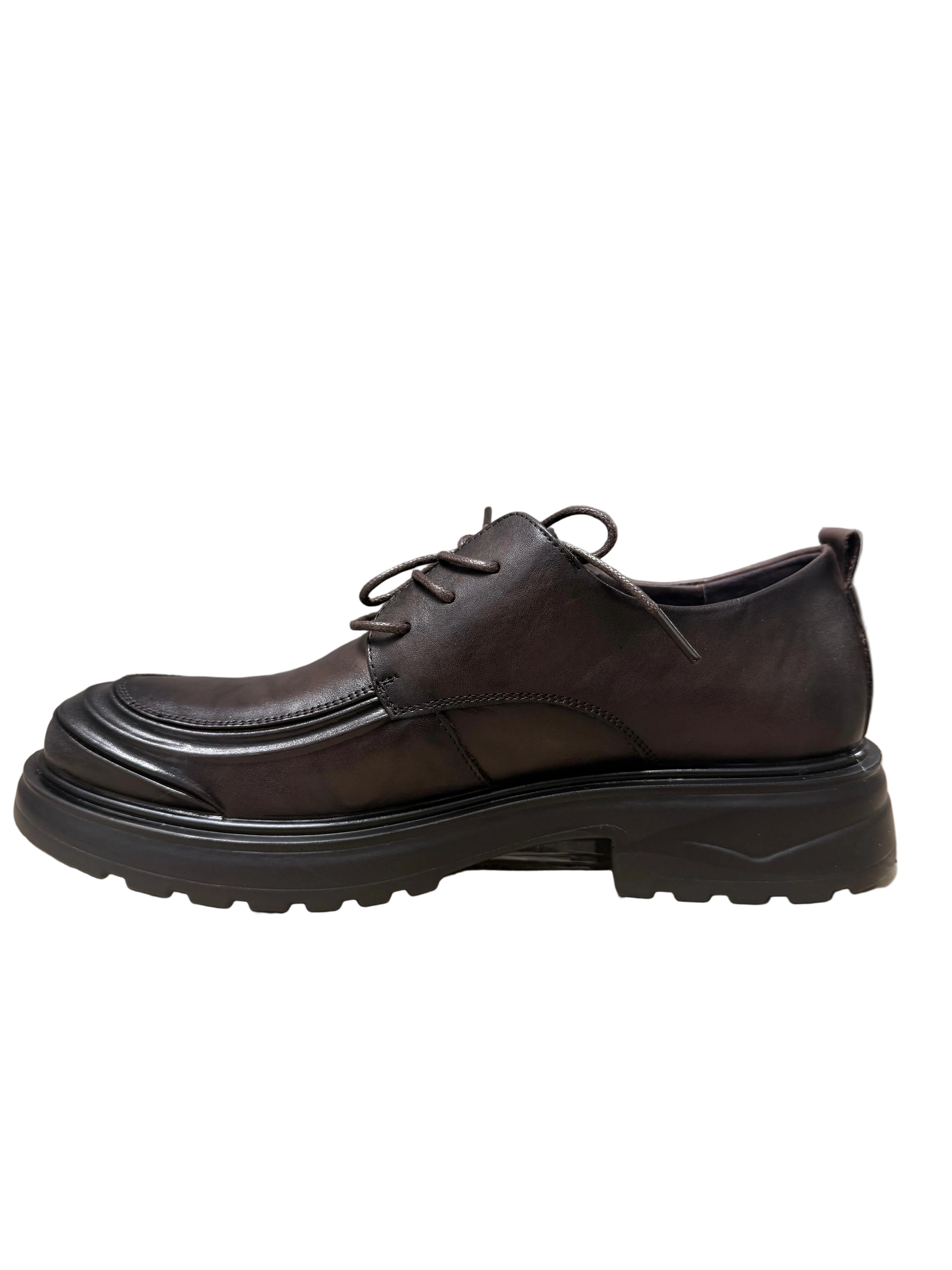 Pantofi Piele Naturala 95816 Brown Oskon