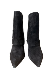Ghete Piele Naturala M1887-L4358R-1 Black - Betina Scarpe