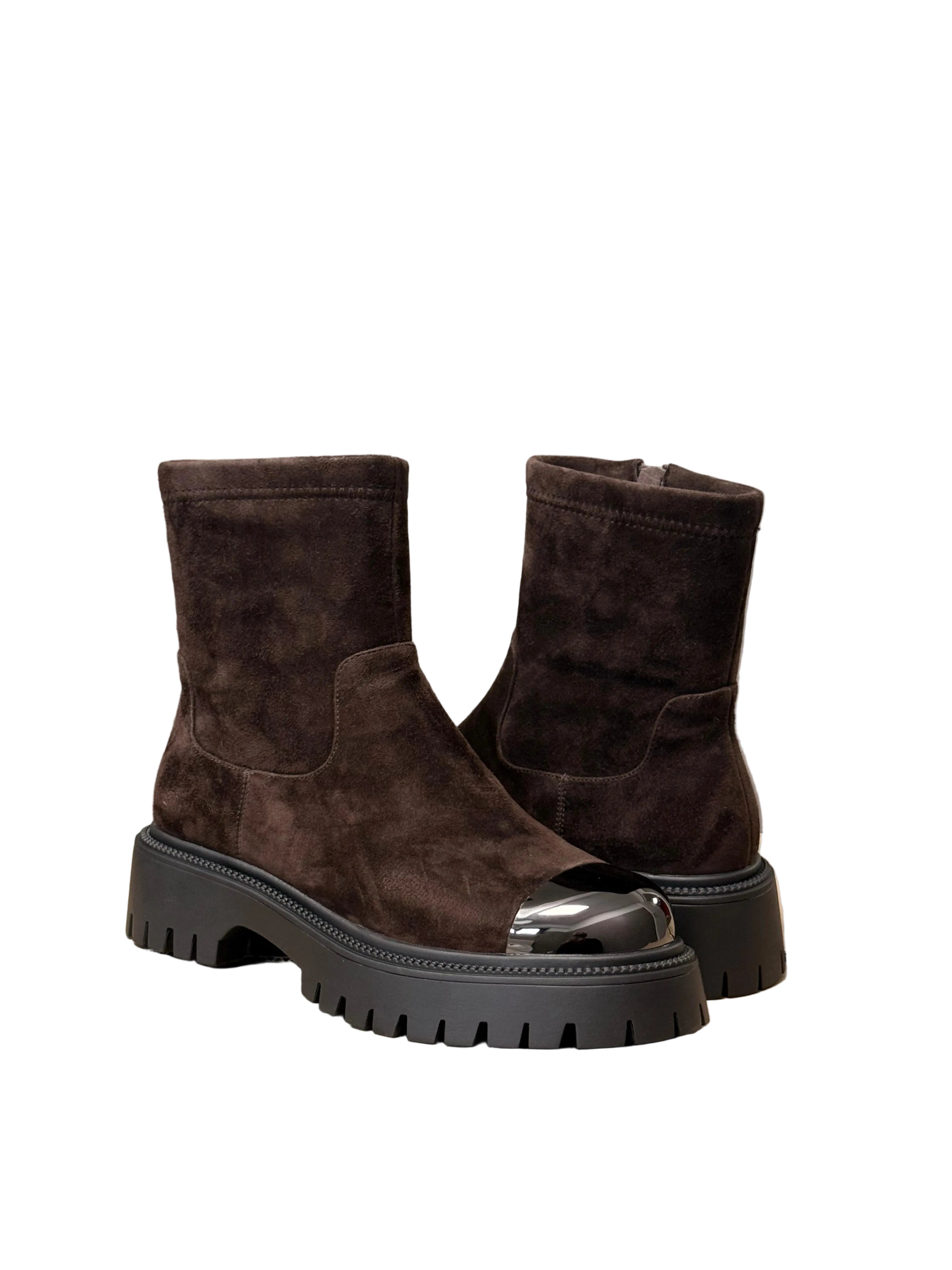 Ghete Piele Naturala H05-7H456 Brown - Betina Scarpe