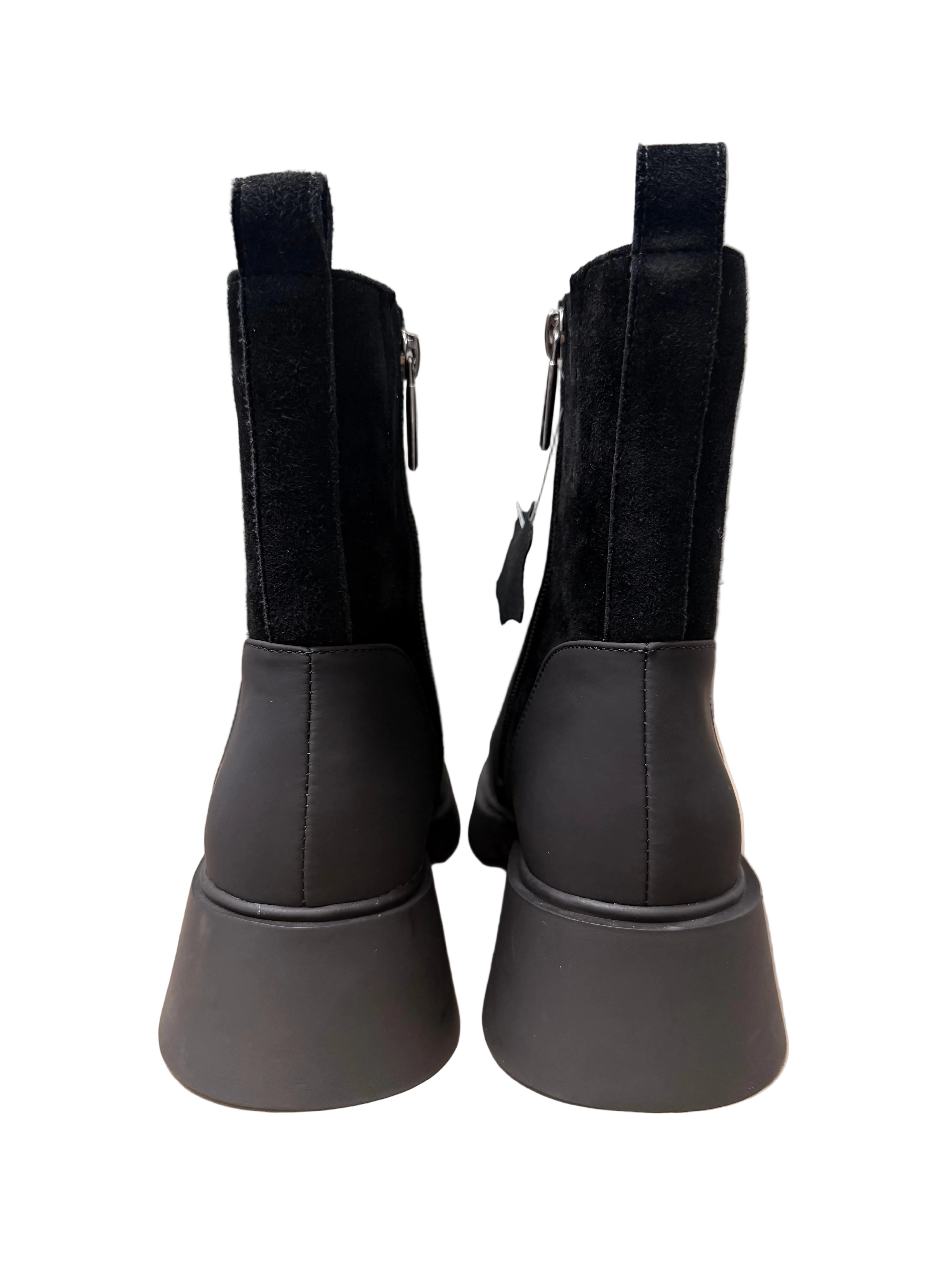 Ghete Piele Naturala P1444-L4201-2 Black - Betina Scarpe