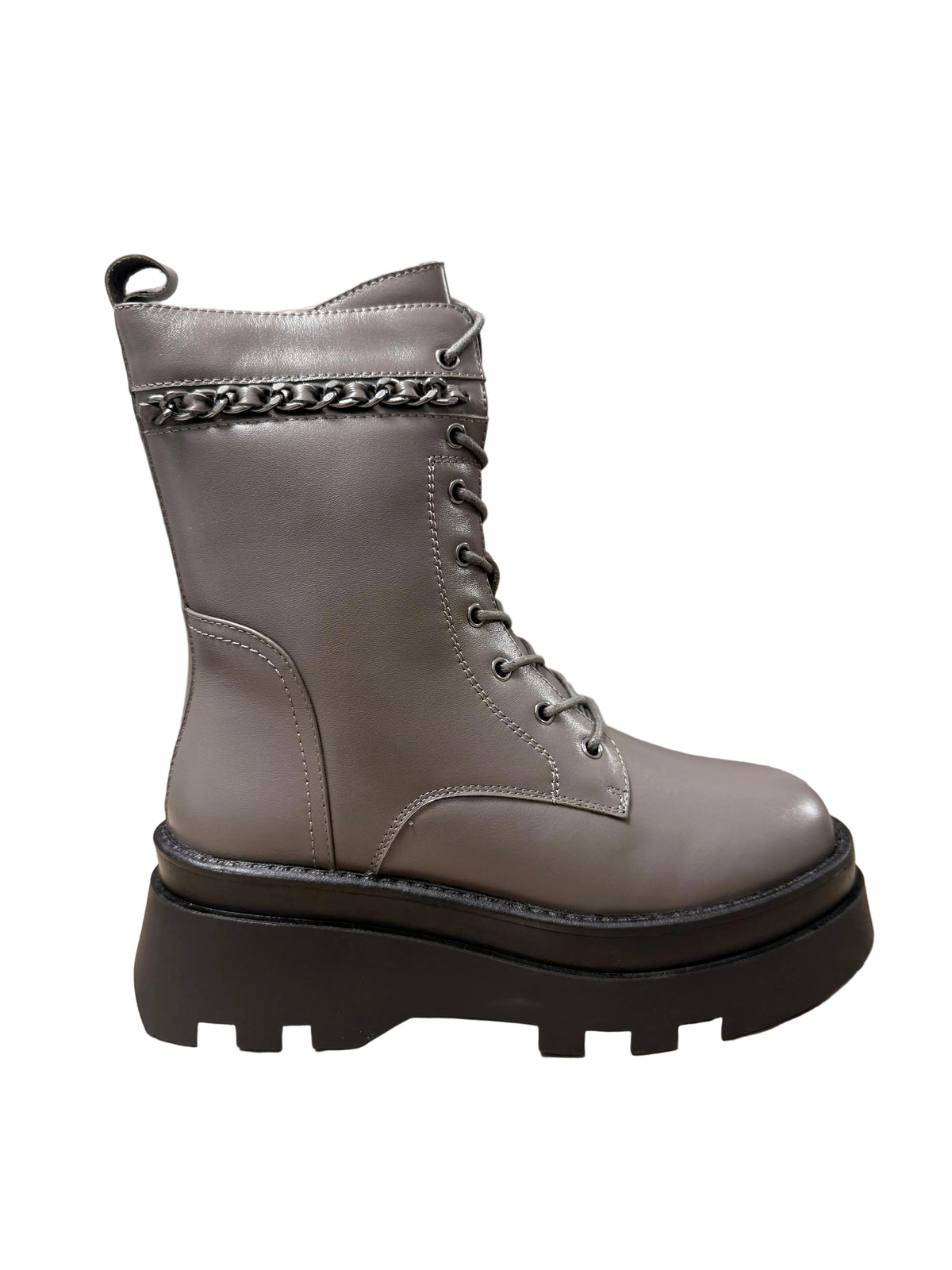 Ghete Piele Naturala P539-L1123R-1 Khaki - Betina Scarpe
