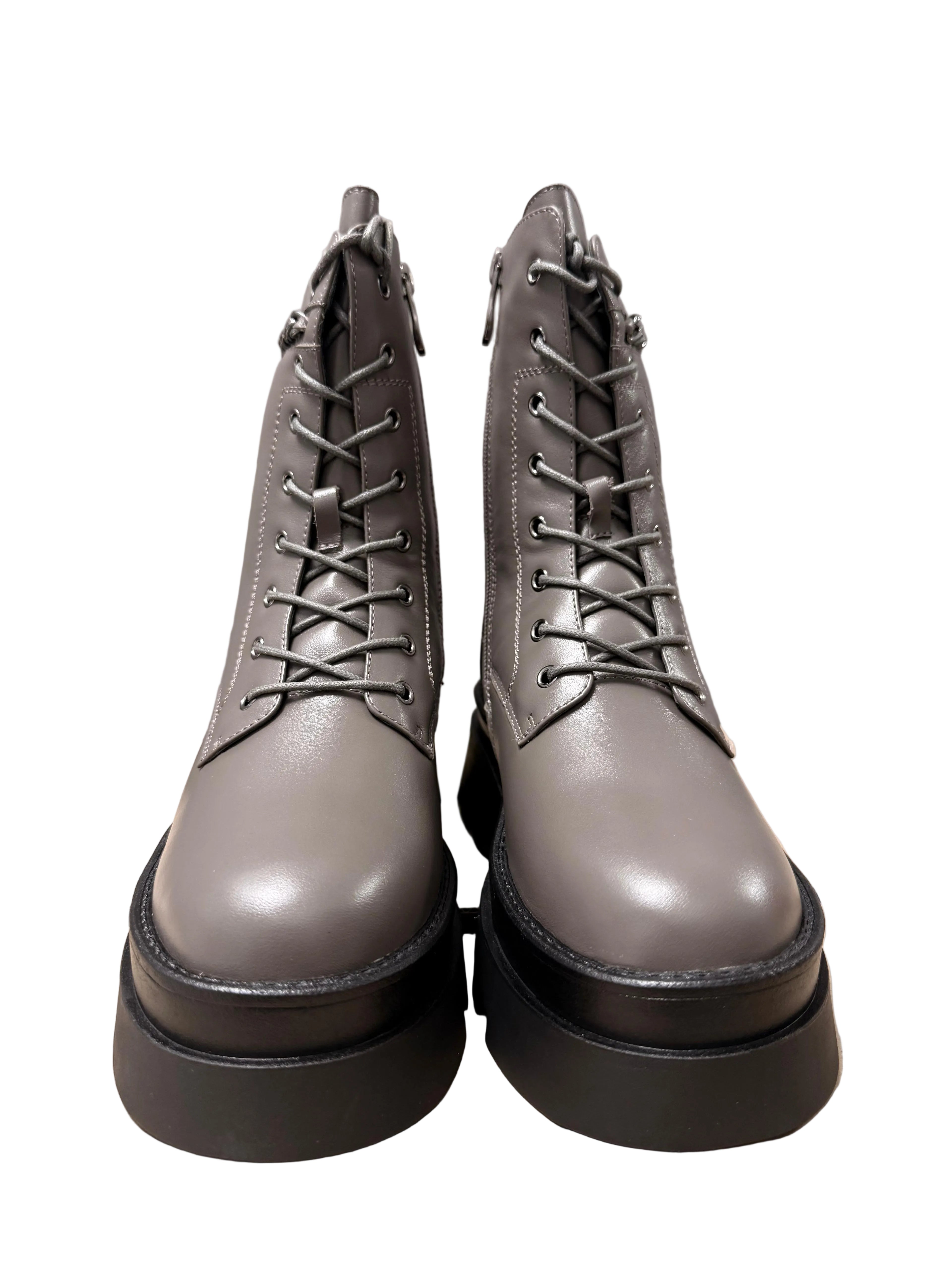Ghete Piele Naturala P539-L1123R-1 Khaki - Betina Scarpe