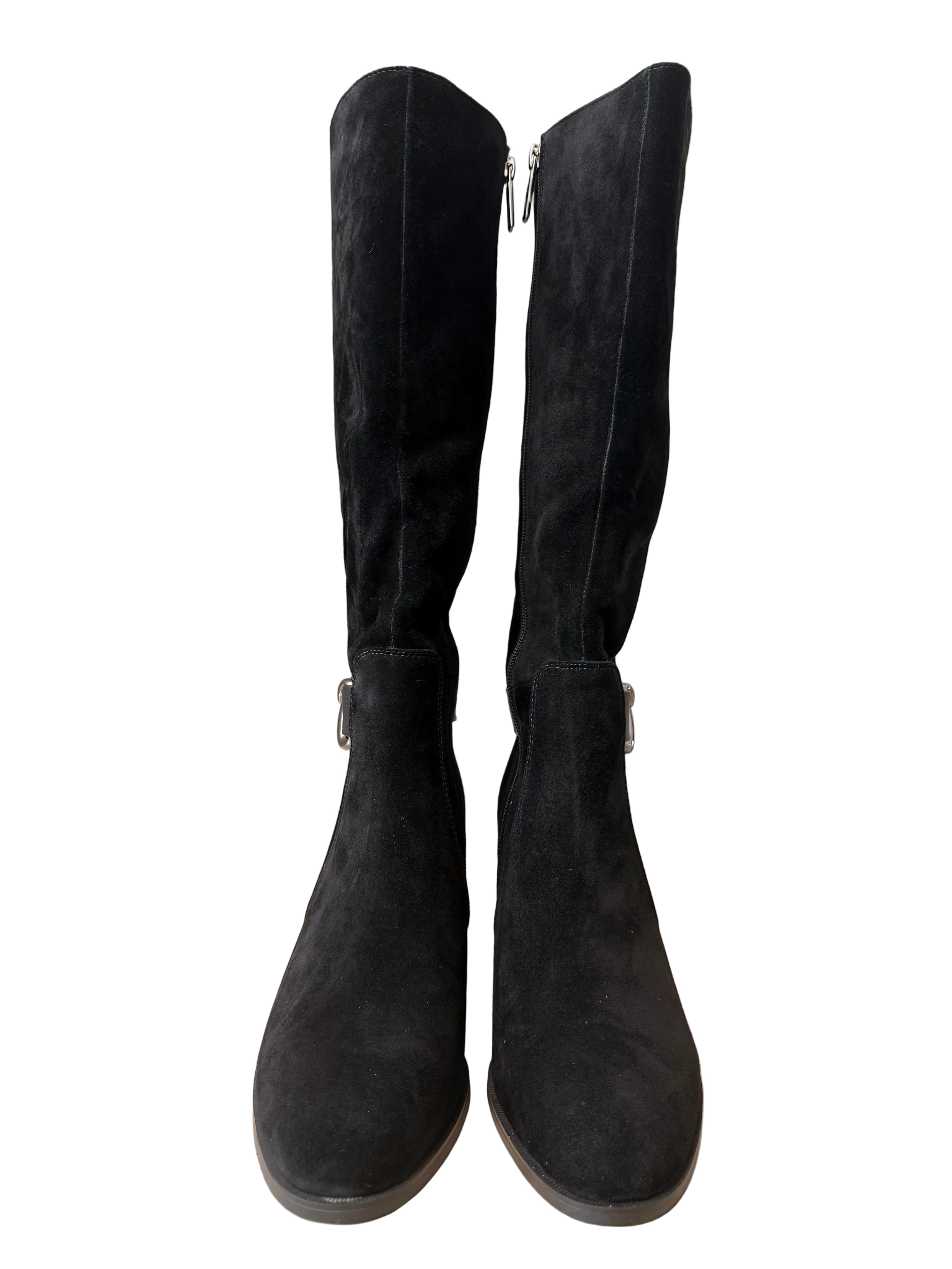 Ghete Piele Naturala P1307-L306 Black - Betina Scarpe