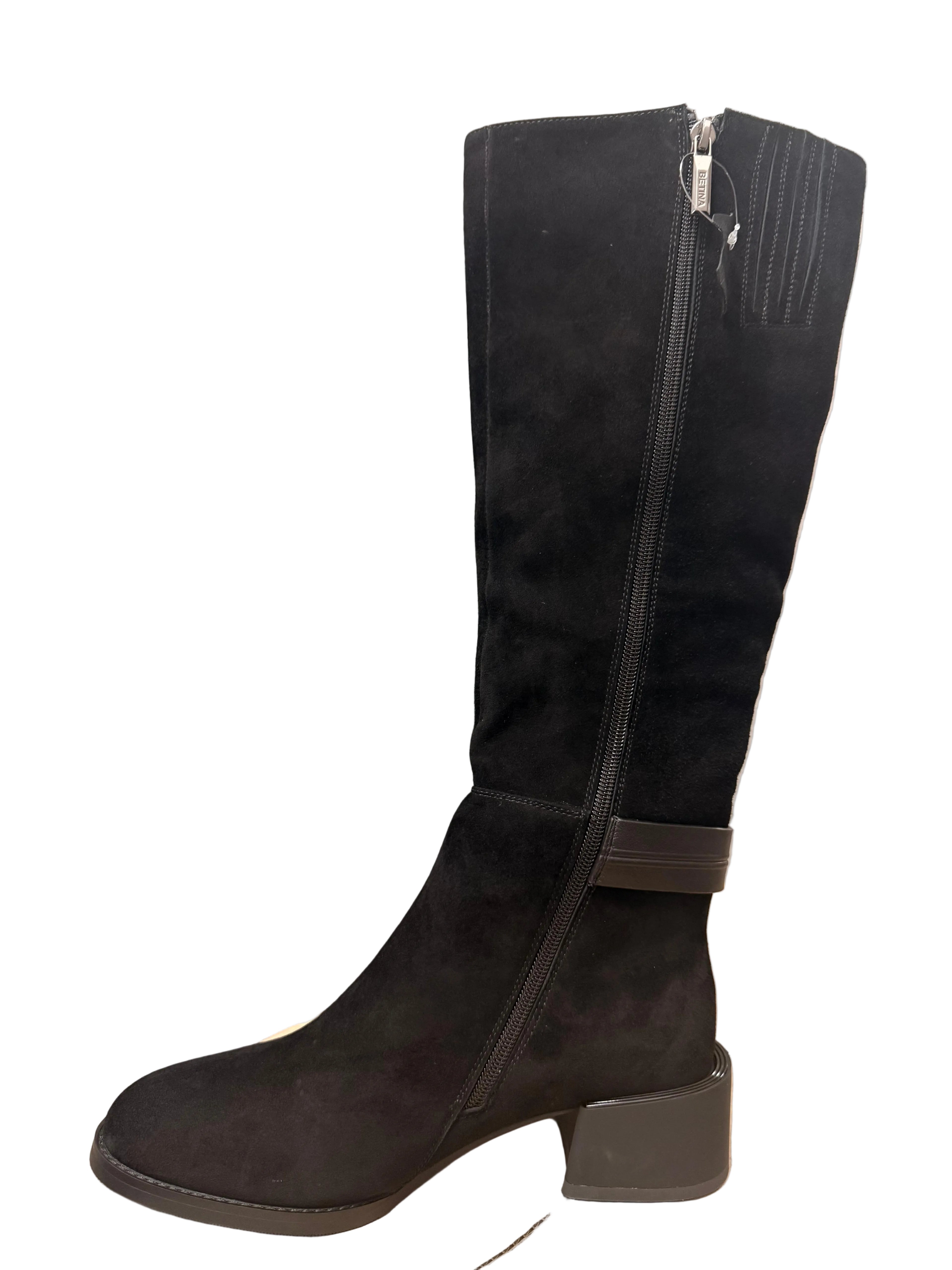 Cizme Piele Naturala S617-L1390R-2 Black - Betina Scarpe