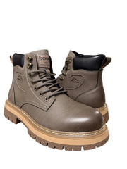 Pantofi Piele Naturala 75391 Khaki Oskon