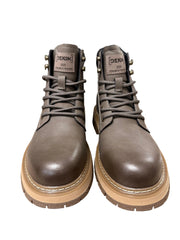 Pantofi Piele Naturala 75391 Khaki Oskon