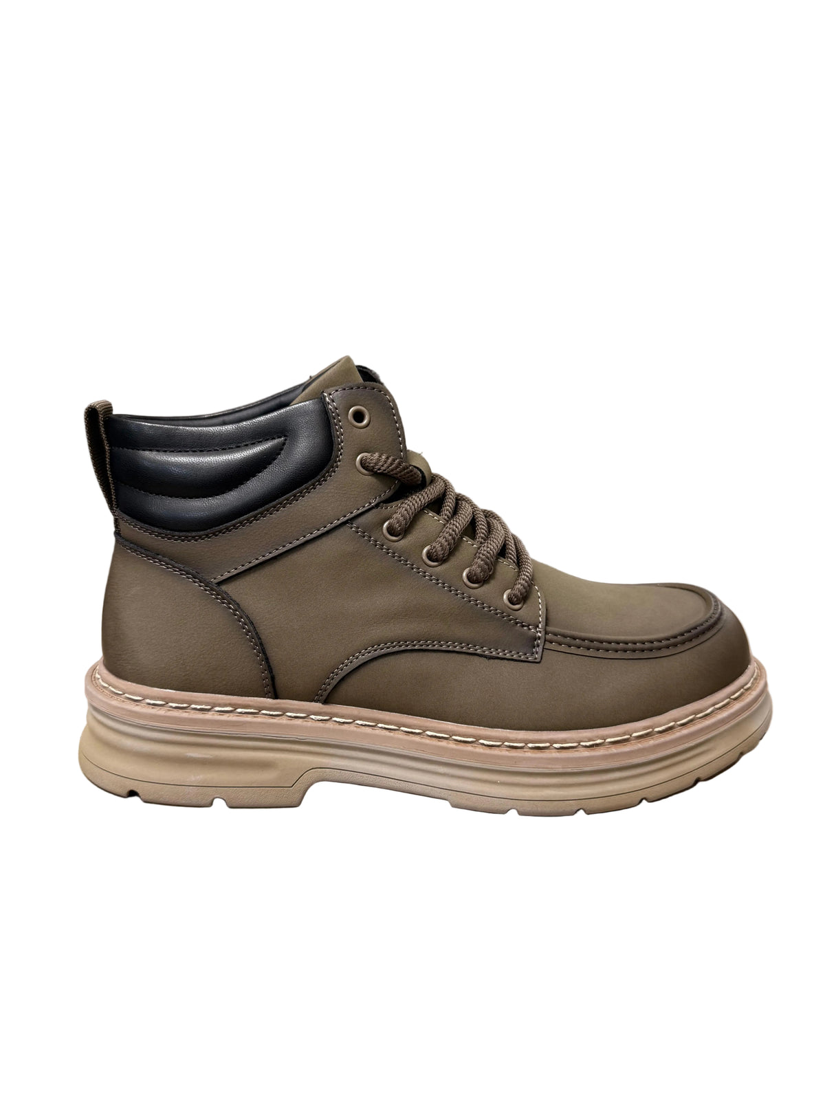 Pantofi Piele Naturala 85527 Khaki Oskon