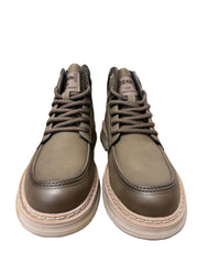 Pantofi Piele Naturala 85527 Khaki Oskon