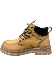 Pantofi Piele Naturala 85527 Yellow Oskon