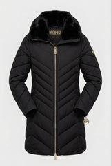 Geaca Waterproof Long Strech Black - Michael Kors