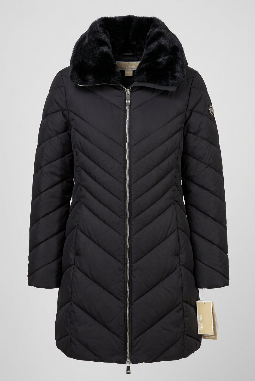 Geaca Waterproof Long Strech Black - Michael Kors