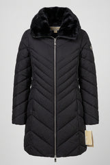 Geaca Waterproof Long Strech Black - Michael Kors